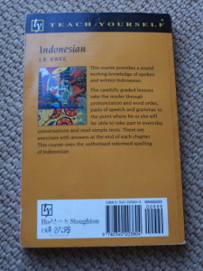 Learn Indonesian- Rückseite
